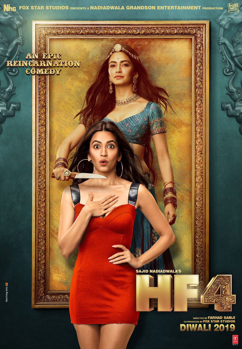 Riteishd's tweet photo. Dekhiye kaise kudrat ka karishma Meena aur Neha ko le jaata hai on a crazy journey in the #Housefull4 Trailer. 🍿🎬 Out on 27th September.
#SajidNadiadwala @kriti_official @farhad_samji @WardaNadiadwala @foxstarhindi @NGEMovies https://t.co/4BLA7Kfiqx