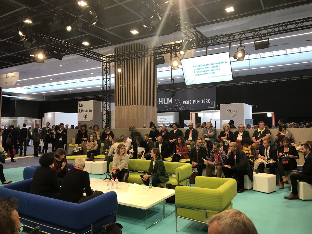 Présent cette semaine au 80ème congrès HLM à Paris: débats, forums et rencontres au programme!