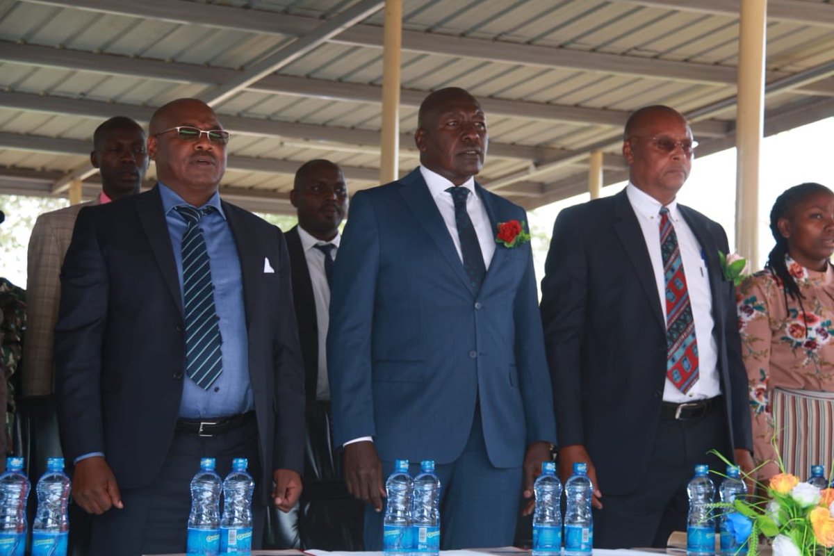 In Kirinyaga County to preside over the Ahiti Ndomba 34th graduation Ceremony. 155 young and talented veterinary paraprofessionals graduated yesterday. I urge the graduands to uphold integrity and professionalism during their practice. @kilimoKE @kimtaiHarry