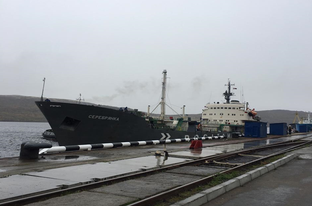 AntonUsov1892's tweet photo. 1st successful shipment of spent nuclear fuel from #Lepse service ship took place in #KolaPeninsula, #Russia. Milestone for nuclear safety in NW Russia. Programme financed by #NDEP Nuclear Window &amp; managed by @EBRD https://t.co/Mqbvpl3xpY