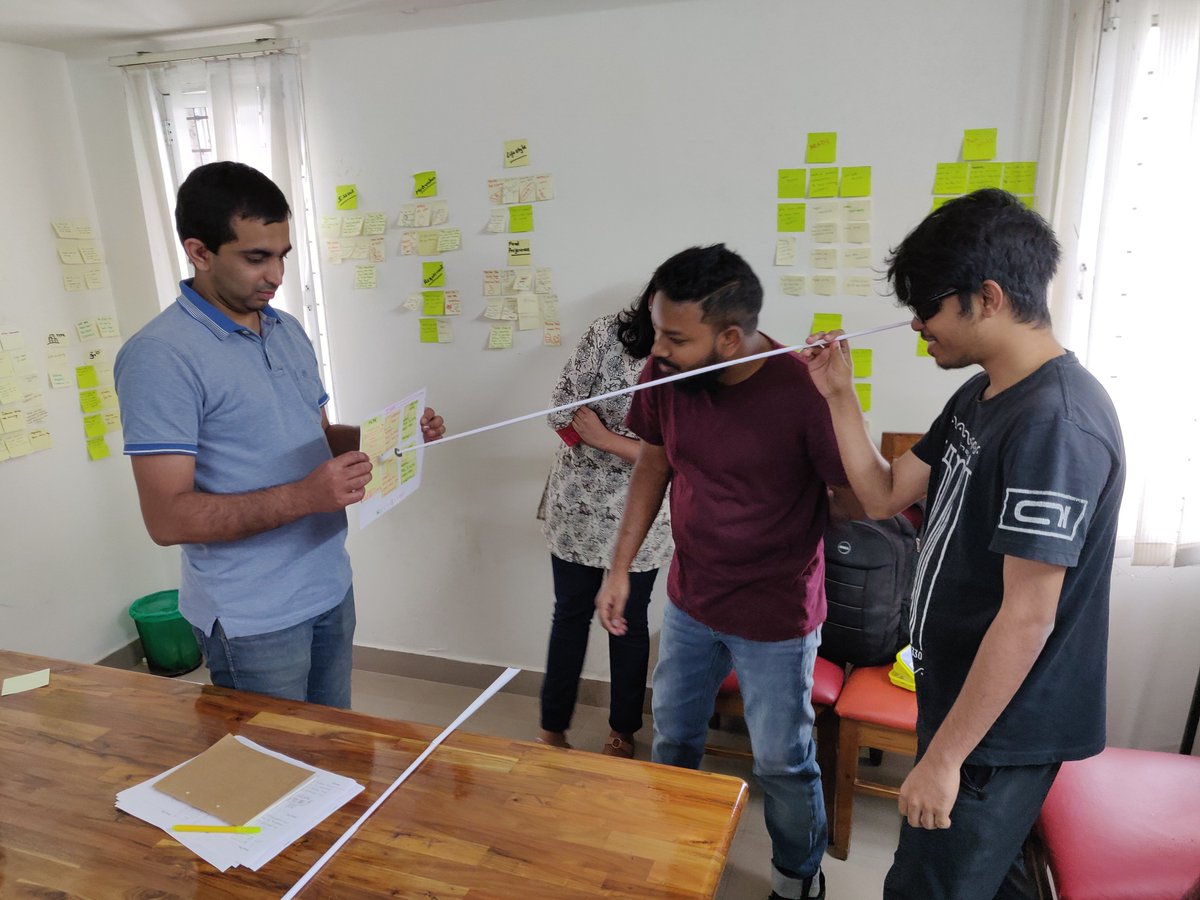 designerrs_acad's tweet image. #Design4VR #UX

Participants from "Designing for Virtual Reality" Course using Body-storming technique for conceptualizing a property buying VR Experience and experiencing @oculus Quest.

Interested in Designing for Virtual Reality?
Register here: tiny.cc/VRDesign