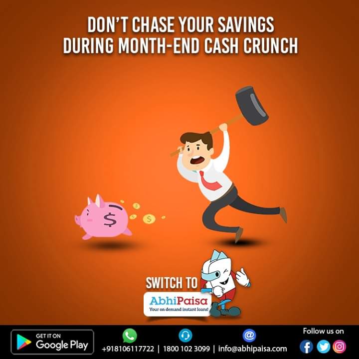 abhipaisa's tweet photo. Beat your month-end blues! Download the app now to get an instant loan of 1 lakh with just 1% rate of interest per month!

#AbhiPaisa #AbhiPaisaHaiNa #Loan #DigitalMoney #PersonalLoans #Credit #InstantLoan #Lender #Lending #InstantCashLoan #InstantLoan #InstantLoans https://t.co/rnx6kFEE47