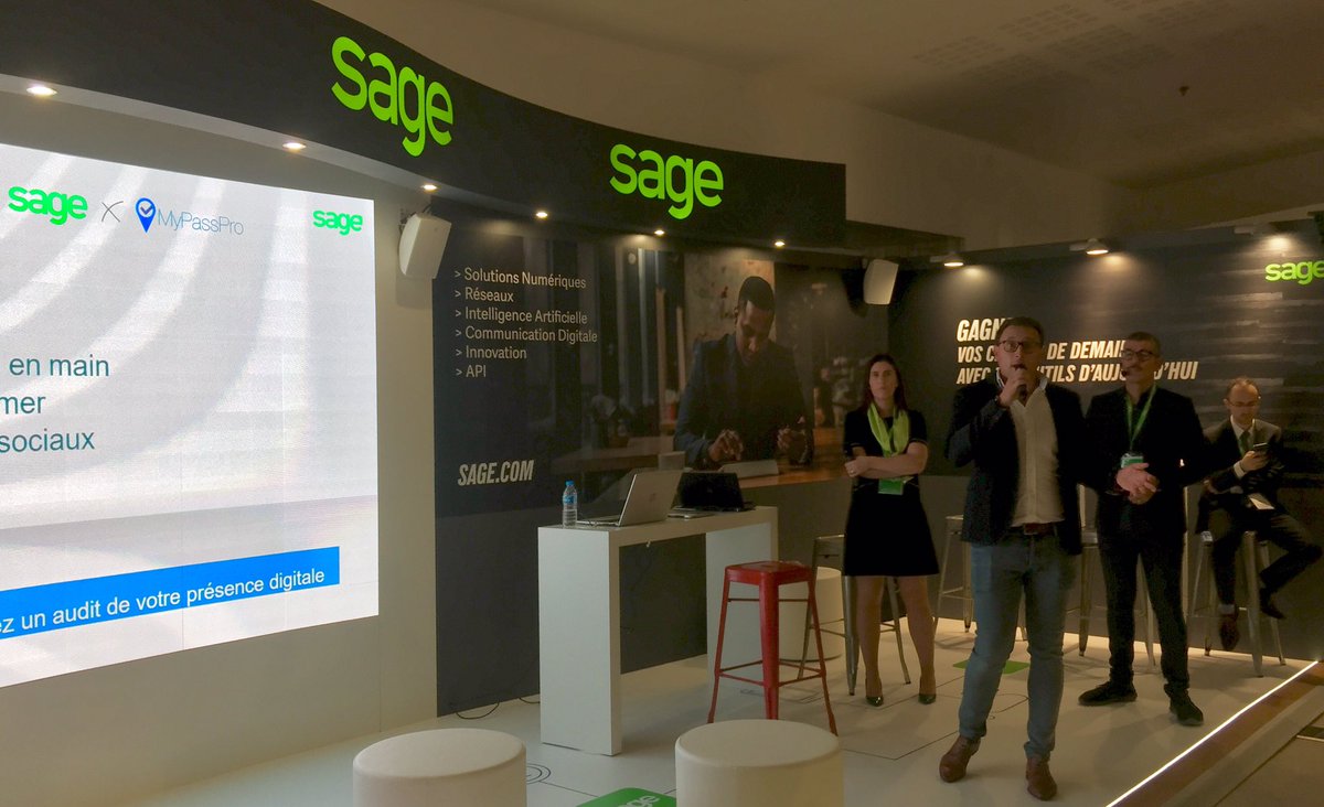 Après le déjeuner, à 14h00 venez assister à notre démo Reseaux sociaux Sage MyPassPro, et rencontrer nos coachs social selling. Rattrapage à 16h30 sur notre stand sage P207 au second niveau. Rejoignez-nous pour faire votre audit communication digitale. #CongresOEC <a href="/SageFrance/">Sage France</a>