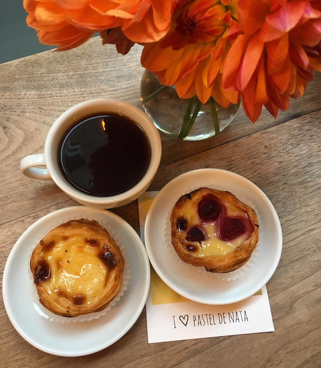 Good news! Portugal’s most (in)famous treats have landed at Carter Lane Coffee House. Plain or raspberry? You choose 🙂🥧☕️#pasteisdenata#specialitycoffee#Climpsonandsons#independentcoffeeshop