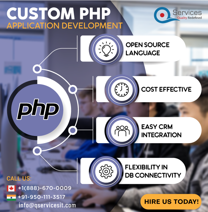 qservicesit's tweet image. With 5+ Years of #experience in #customPhpSoftwareDevelopment, we are capable of handling numerous #PHPAppDevelopment frameworks that give us competitive edge over the competitors. Call us now to get started with the best possible rates. bit.ly/2XHgJKE #webDevServices