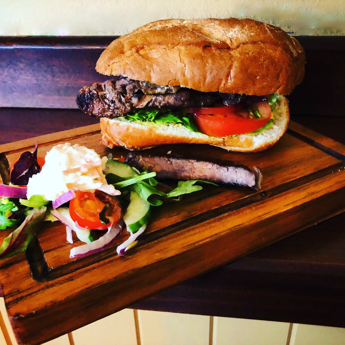 MuldowneysPub's tweet photo. What are you having for lunch, and does it look as good as this Steak Sandwich? Have your lunch out today at Muldowney’s! 

#muldowneys #muldowneysrathcoole #rathcoole #lunchtime #dublinfood #justoffthen7 https://t.co/eXo8Hdhyyg