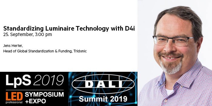 Tridonic's tweet photo. Paving the way for #Iot: Create #smartlighting solutions with freely selectable components? It’s possible! Our expert Jens Herter tells us how – today at 3:00 pm at the #LEDpro #DALIsummit #D4i @LEDprofessional https://t.co/pQB38jMQby