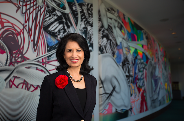 universitybiz's tweet photo. How is Renu Khator (@UHpres) driving University of Houston (@UHouston) to its full potential? She’s reversed low retention and graduation rates, as well as substantially boosted fundraising at the now Tier One research institution. Read more: https://t.co/NSBXOrIG0T #highered https://t.co/FxiNZk2RoN
