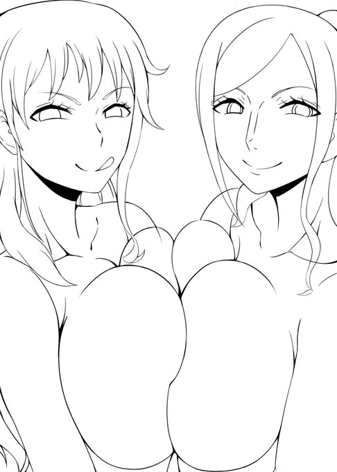 もうちょい修正いれるのと差分も作る予定なので完成はまださきですが・・・ワンピのナミさんとロビンちゃん
#ナミ #ニコ・ロビン 