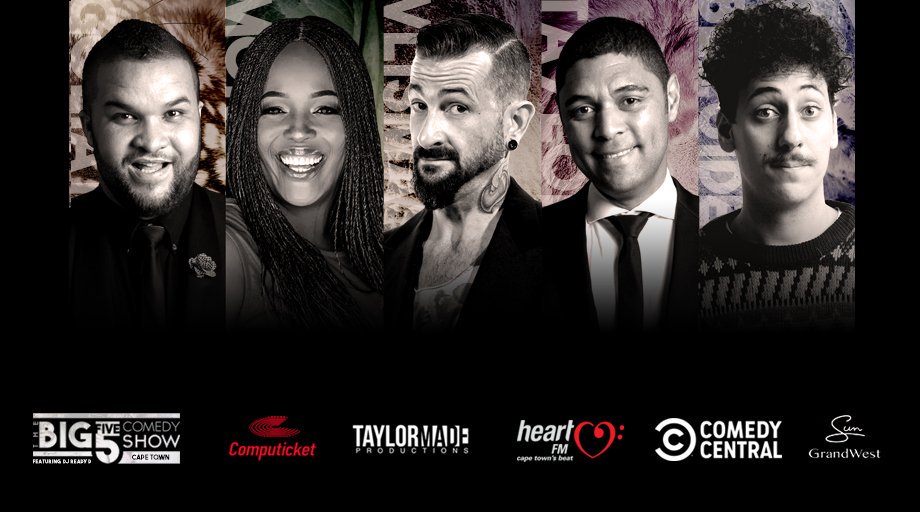 Grand Arena on 2nd Nov. @JasonGoliath @tumi_morake @fortyshort @TheStuartTaylor @schalkiebez & @DJReadyD 🔥🔥🔥 proudly supported by @Heart1049FM @ComedyCentralAF