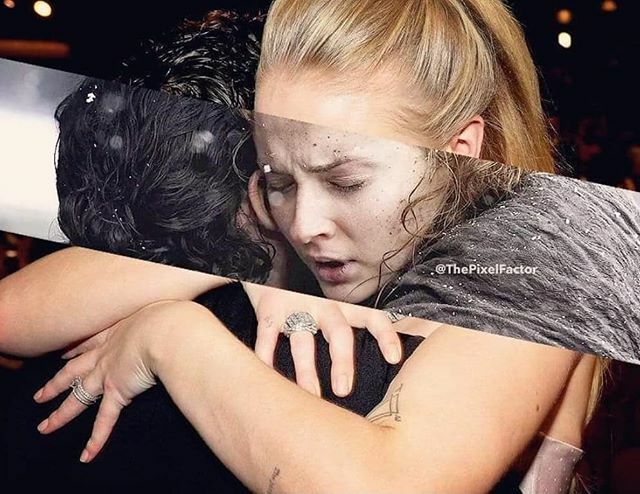 Sophie hugs Kit at the Emmy's expertly spliced together with Sansa hugs Jon at Castle Black! Big Props to @thepixelfactor 
Don't forget to visit The Wolf and The Crows YouTube Channel... keeping you in Westeros until the prequels begin!

@gameofthrones 
… ift.tt/2mGFWYl