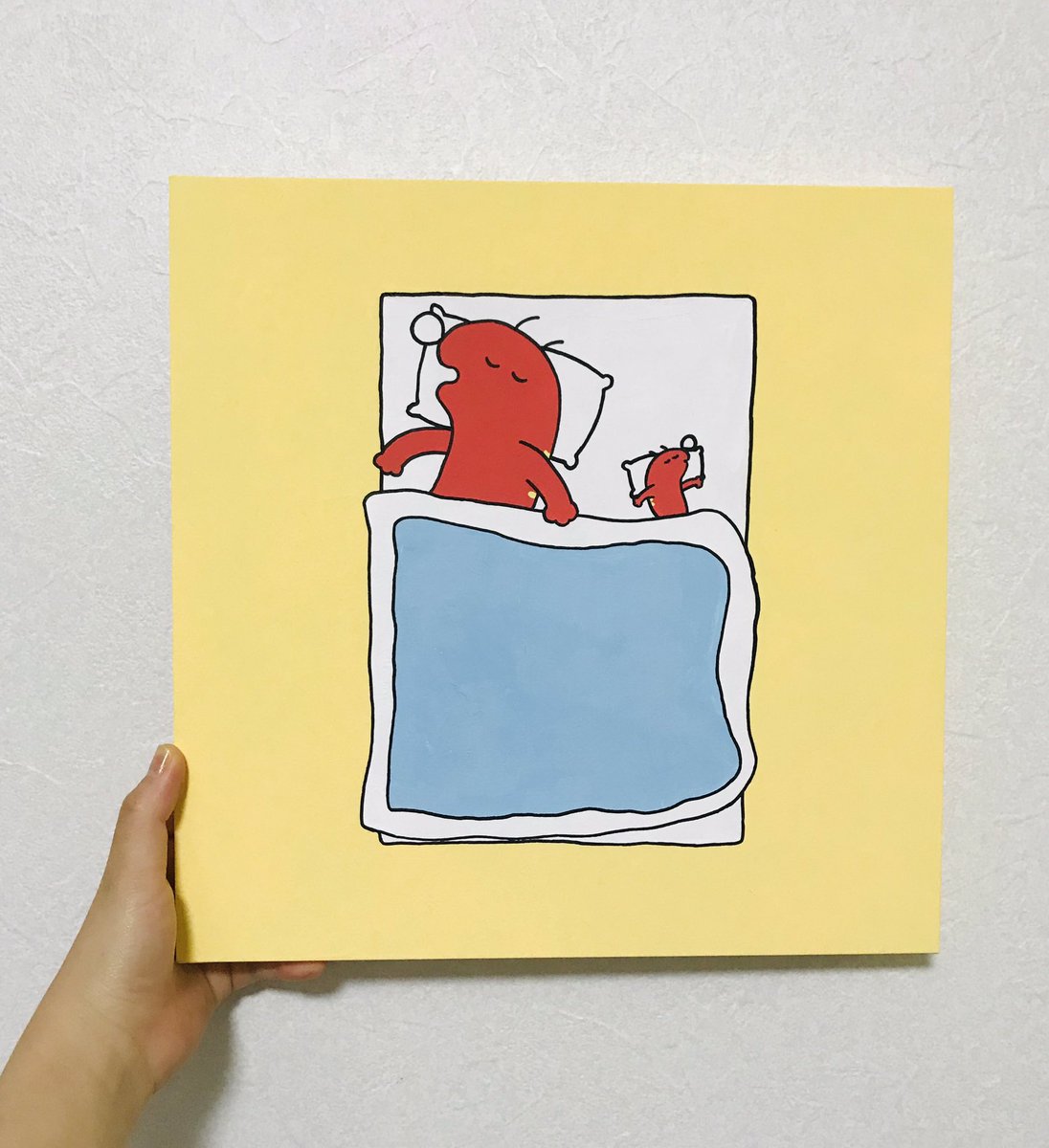 「ねぞうの原画 」|伊豆見のイラスト