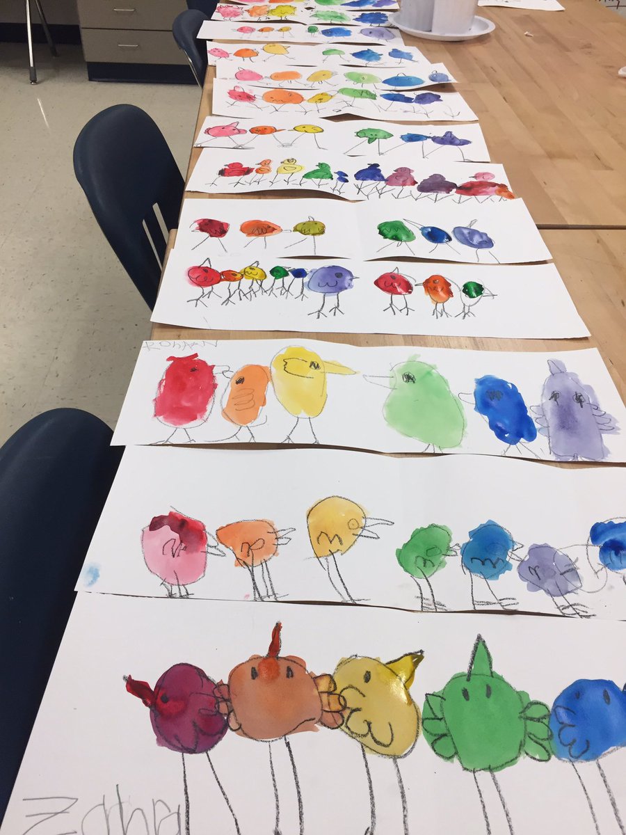 AimeeRop's tweet photo. Learning our colors in Kindergarten!! Love these sweet pictures!! 💕#haymarkettogether #hmesart #kinderhicks https://t.co/yoSIT8gA4r