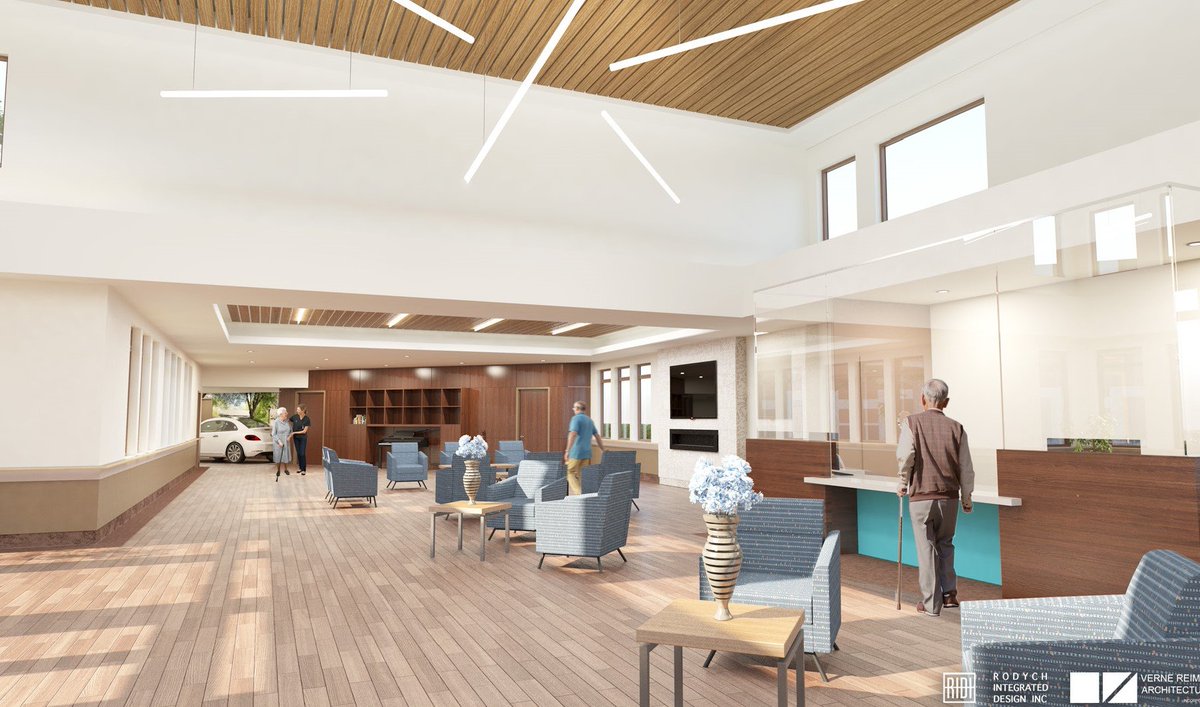 2. Verne Reimer Architecture (VRA) had the pleasure of working with the Riverview Team, in association with Rodych Interior Design Inc. (RIDI) on this important health care project. VRA looks forward to the opening of this innovative and forward-looking facility this week.