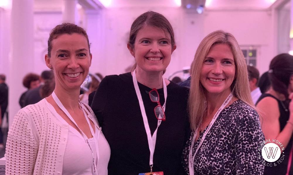 capacitymedia's tweet photo. Global Women in Telco &amp; Tech: Kelly Haustorfer from @facebook and Prue Combellack, Carol Cestari from @PCCWGlobal  at today's #GWTTSummit #GWTTAwards #WomeninTech #MakeYourMark #CapacityMedia https://t.co/18Pb1M2ECs