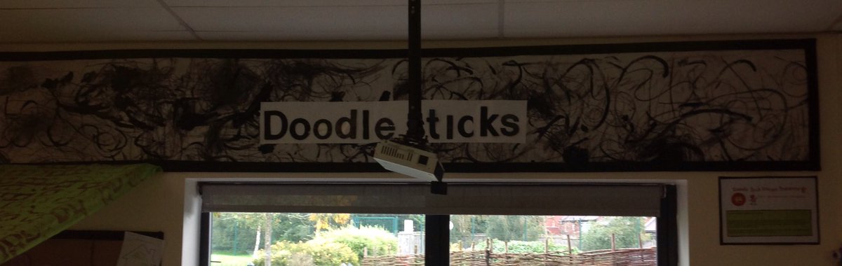 MrsSullivans's tweet photo. #finemotorskills#valuesinaction#fellowship We've worked together to create our 'Doodle sticks' display. Mark making to music. https://t.co/GsyLYGiOUW
