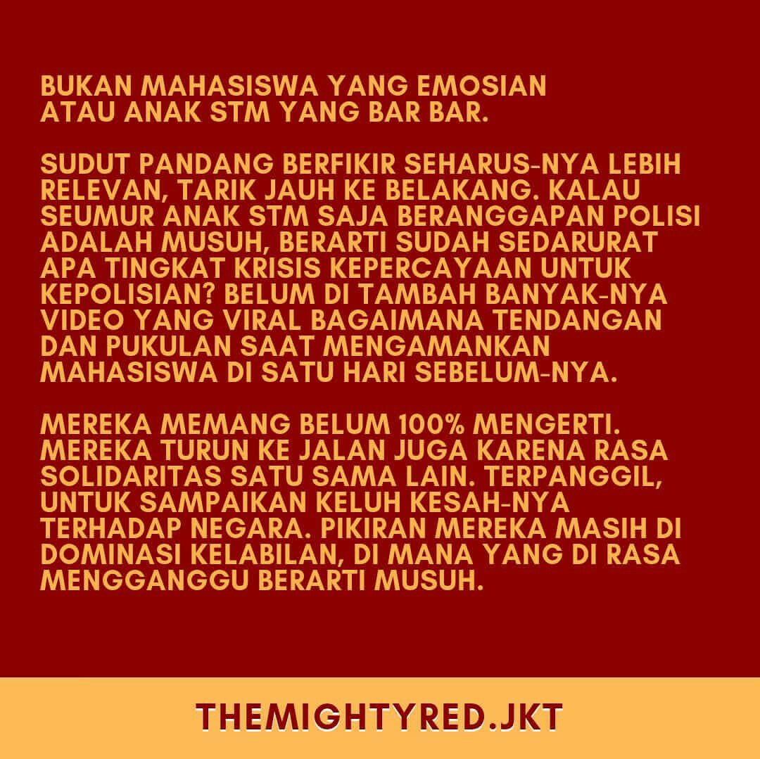 #STMmelawan #anakstm #hidupmahsiswa #PolisiMengayomiBukanKeroyokan #STMBergerak #AyoSemuaBergerak
