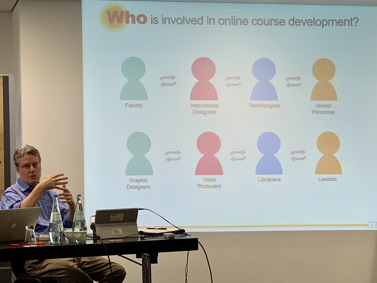 Dale Johnson &amp; <a href="/pvanleusen/">Peter van Leusen</a> sharing the <a href="/ArizonaState/">Arizona State</a>‘s best practices on designing online study opportunities. Learning a lot with <a href="/ahs_HH/">Hebbel-Seeger</a> and other colleagues at <a href="/hs_macromedia/">Hochschule Macromedia</a> in Cologne