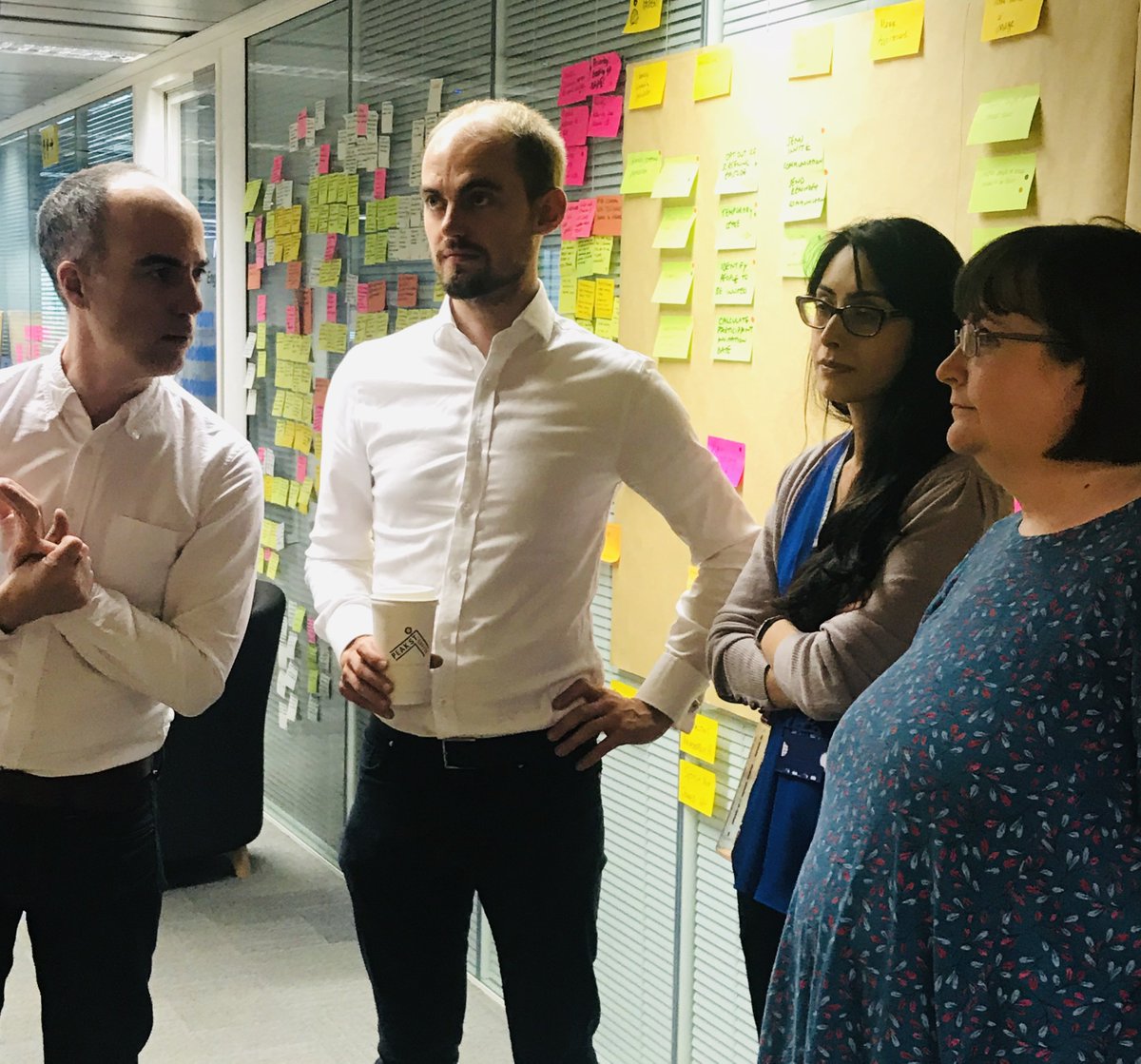 dariuspocha's tweet image. Today = helping @NHSX @NHSDigital @NHSEngland and @PHE_uk  work together on the #wickedproblem of cancer screening. Awesome collaboration / energy / purpose from all involved.