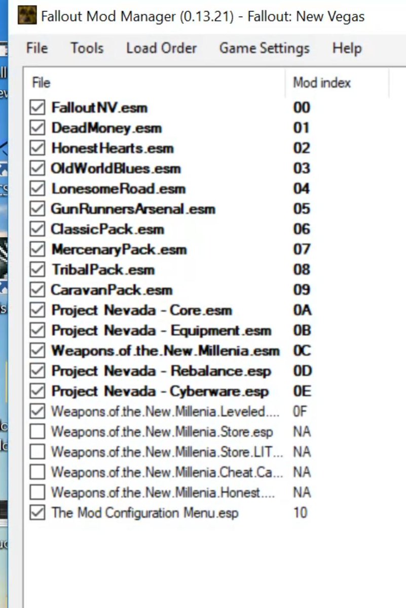 project nevada load order project nevada load order