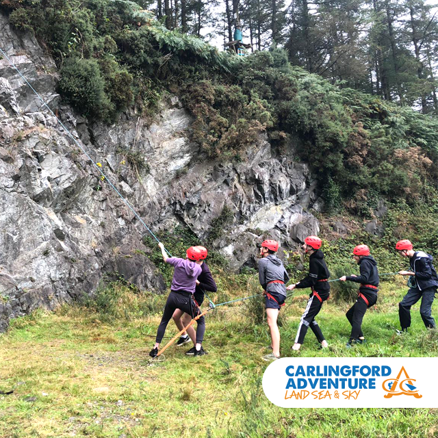 CarlingfordAdv's tweet photo. Believe you can and you're halfway there! #RockClimbing #Ziptopia #CarlingfordLouth #OutdoorActivities #Forest https://t.co/IpXu1AHwg3