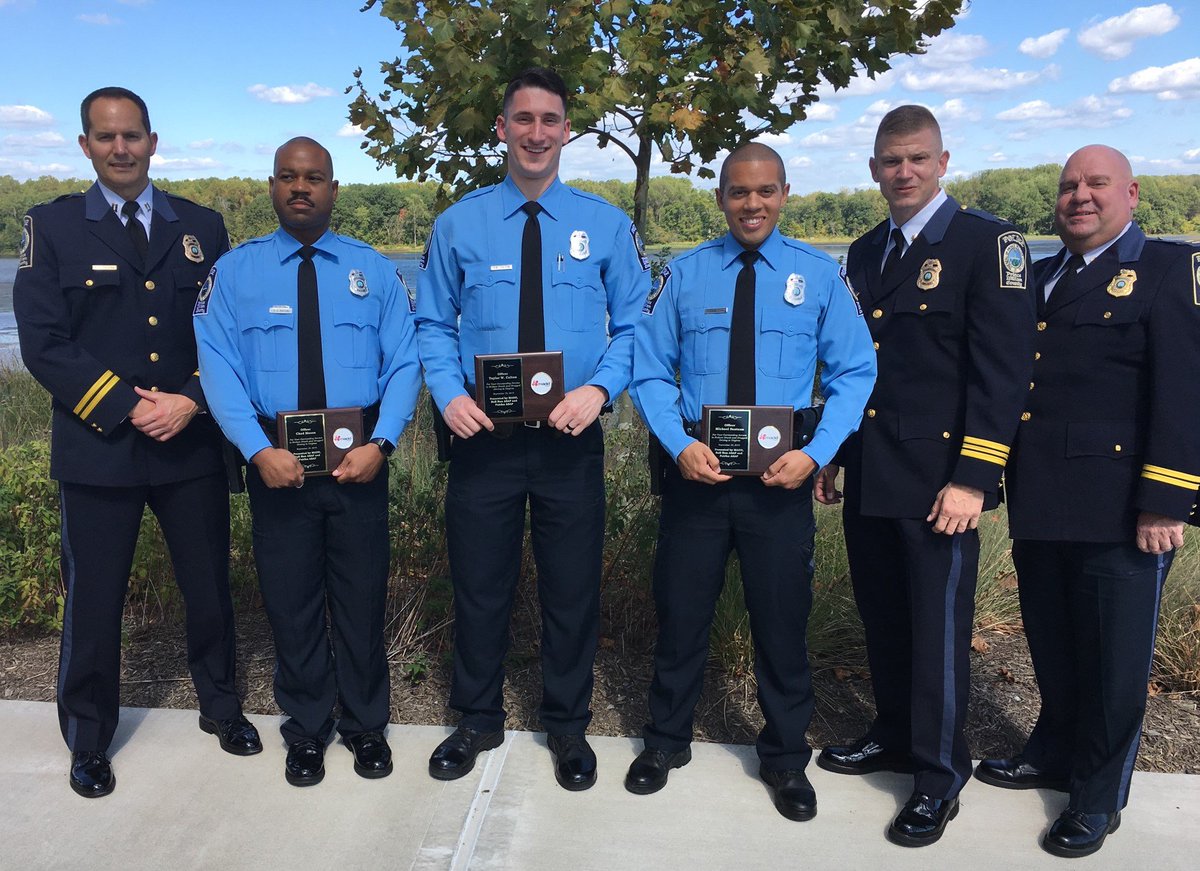 PWCPolice's tweet photo. Congrats to Officers Mason, Calton, Santana & Sciabica (not pictured) on being awarded by @MADDOnline & #VASAP for excellent performance in impaired driving enforcement. They were recognized during a ceremony at George Mason University. Together, they made 236 arrests in 2018. https://t.co/zkUiRGTs6L