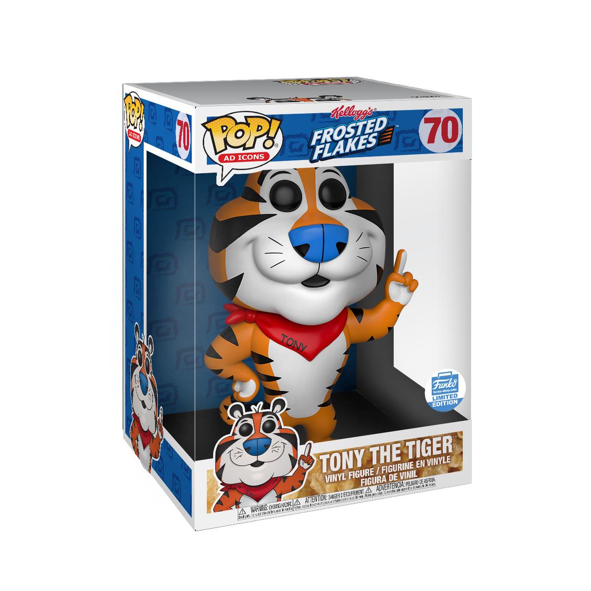 Funko's tweet photo. RT &amp; follow @funko for a chance to WIN a Funko Shop Exclusive 10” Tony the Tiger Pop! https://t.co/qenGujcD3g  
#Funko #Pop #Exclusive #Giveaway #Adicons #TonytheTiger https://t.co/ebhYr3O3Wr