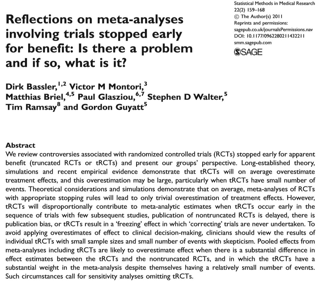 GuyattGH's tweet photo. There is a guide that represents optimal practice for systematic review authors in dealing with trials stopped early for benefit.
#tRCT https://t.co/JQZKaJCDF7 https://t.co/P7PN6Y8P4P
