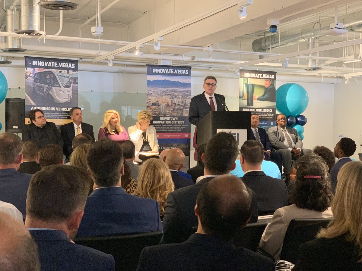 #InternationalInnovationCenter at Vegas is officially open!  Congratulations to <a href="/CityOfLasVegas/">City of Las Vegas</a> team for creating this hub for startups and innovation!  #innovatevegas #smartcity #startupincubator