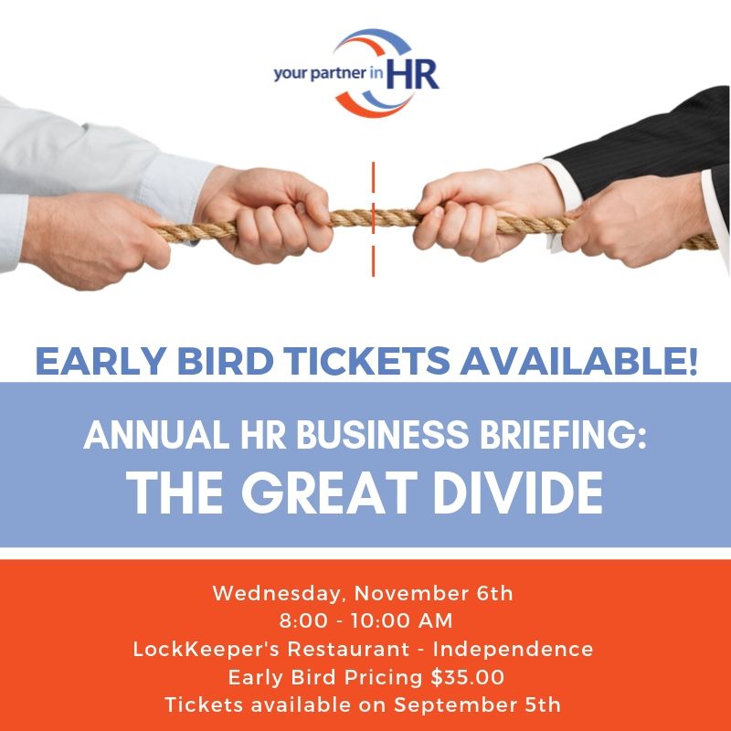 Register today to attend our Annual Business Briefing: The Great Divide! It's an event you don't want to miss!

bit.ly/YPHRthegreatdi…