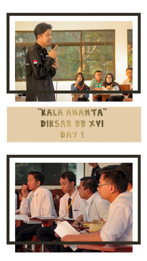 23 September 2019 
Day - 1 
Diklat ruang UKM Fotografi yang bertema KALA ANANTA atau 'Seni yang Tak Terbatas' angkatan BBXVI

#SIAPDIKSAR 
#KALAANANTA
#BBXVI
#kreatifitastanpabatas
#yangmudayangberkarya