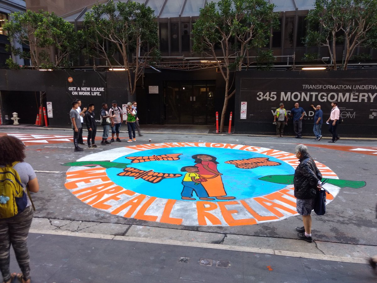 #ClimateStrike 'Migration is Natural- We are all related'