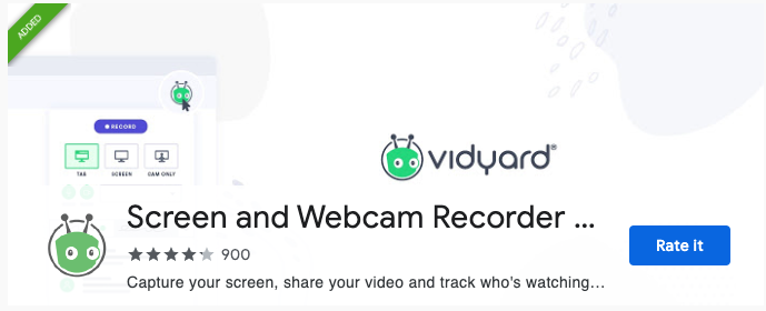 vidyard's tweet photo. Look who made the list of featured apps on the Chrome Web Store!
900 Reviews and a 4+ star average, did we mention that you can use Vidyard for free? #VideoForAll https://t.co/NlaXSQDdv3 https://t.co/uhEKpj9t1L