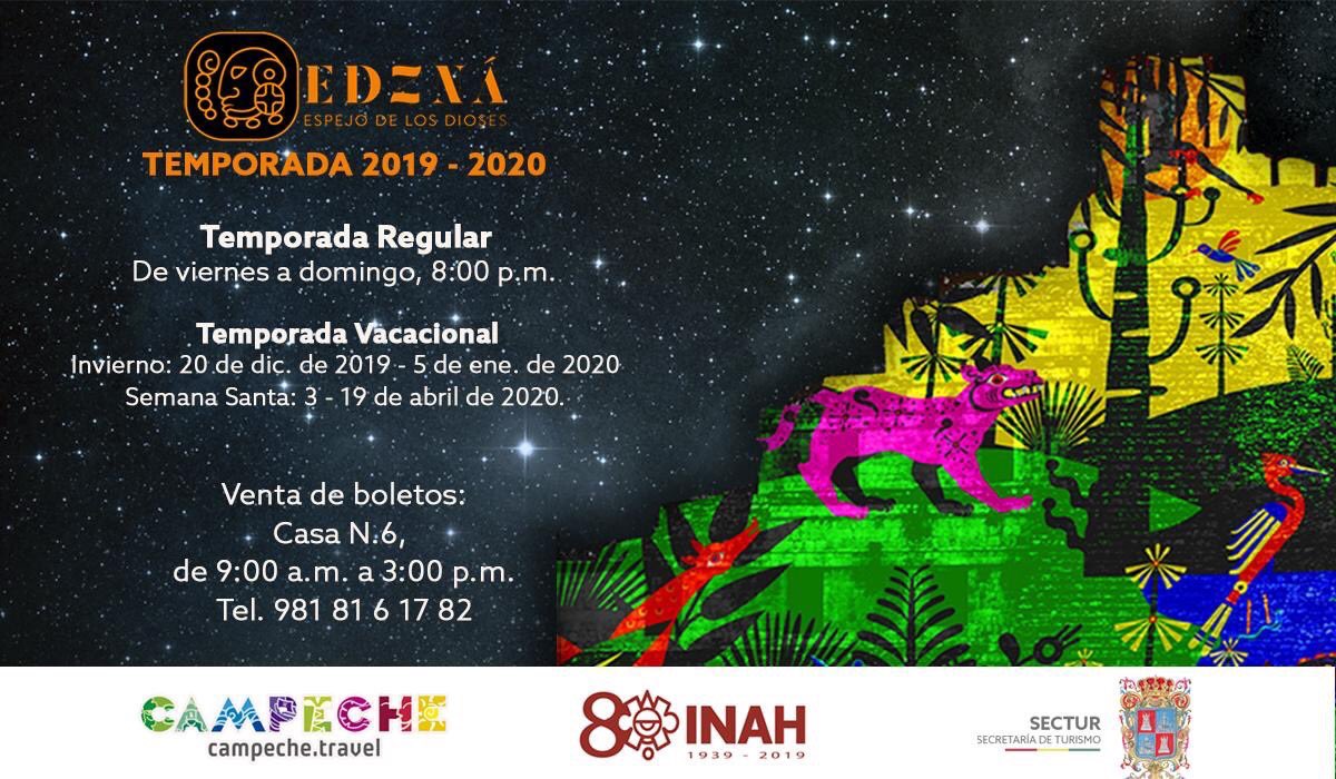 ¿Estás buscando hacer algo diferente este #FinDeSemana? Te invitamos a la Experiencia Nocturna "Edzná, Espejo de los Dioses" en esta maravillosa zona arqueológica de #Campeche. ¡Ven a disfrutar de un gran espectáculo de luz y sonido, no te arrepentirás!

#VisitaCampeche