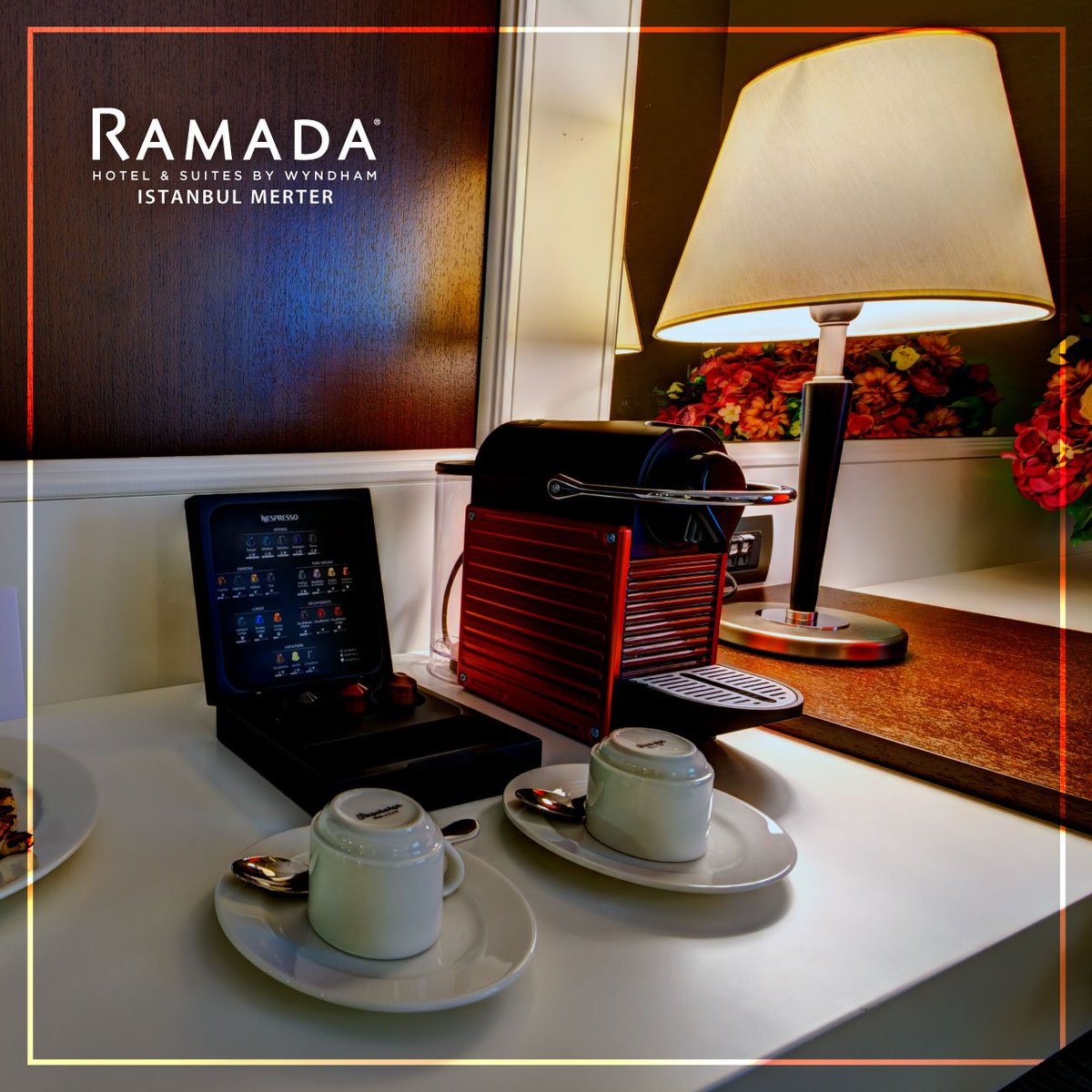 Ramada Hotel & Suites İstanbul Merter (@ramadamerter) on Twitter photo Kahvenizi hazırlayın, arkanıza yaslanın ve akşamın tadını çıkarın..🌙
Lüks ve konfor dolu konaklama seçenekleri için ramadahotelmerter.com
Enjoy your evening at your cozy room with a cup of coffee. Kahvenizi hazırlayın, arkanıza yaslanın ve akşamın tadını çıkarın..🌙
Lüks ve konfor dolu konaklama seçenekleri için ramadahotelmerter.com
Enjoy your evening at your cozy room with a cup of coffee.