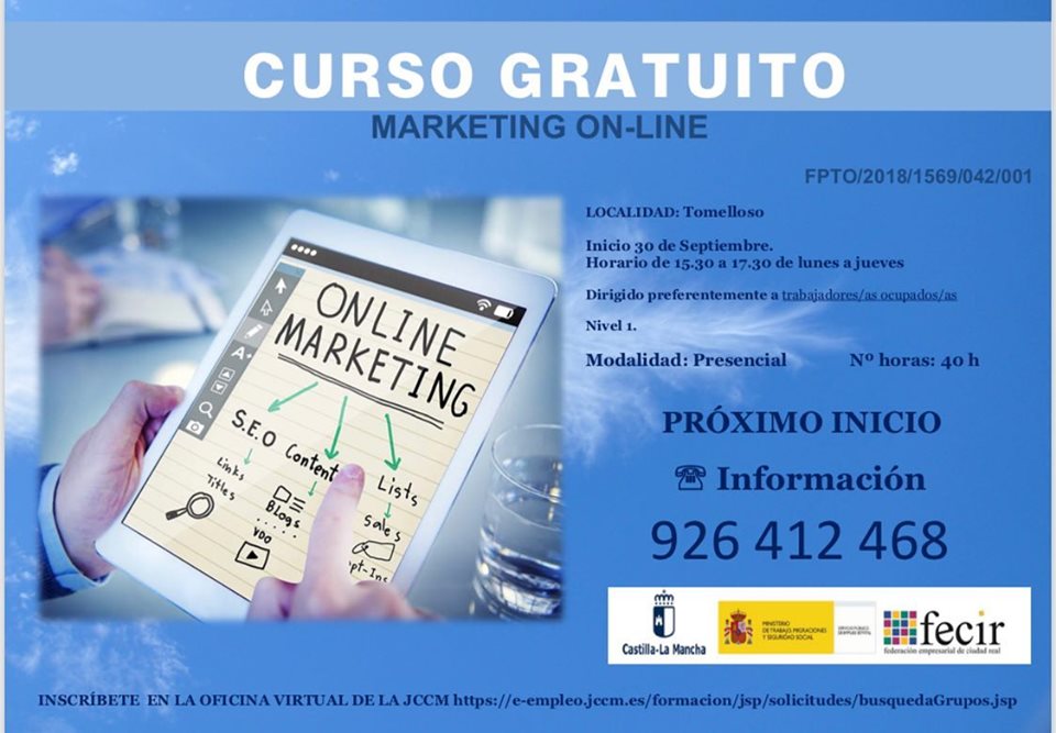 emiliobarredam's tweet photo. Seré el formador de este curso que impartiré en #tomelloso Todavía quedan algunas plazas libres ¿Conoces a alguna persona a la que le vendría bien entrar en el siglo XXI?
#formacion #MarketingDigital #CiudadReal #gratis https://t.co/ED2gRuDM3Z