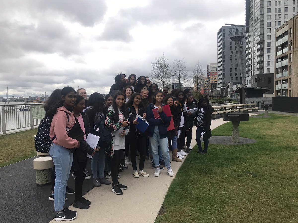 The rain held off for us today. Well done to all the Year 11 Geographers today. Investigating urban living in Greenwich.