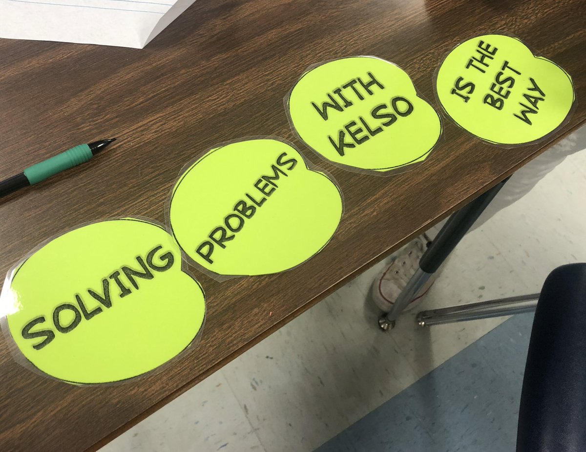 ValerieJNunez's tweet photo. 4th graders learned the difference between a big problem and a small problem and how they can use Kelso’s Choices 🐸 for their small problems. They were able to test their knowledge of Kelso’s Choices in the Escape Room @NISDMichael #MichaelLegends https://t.co/nxjgt0709E