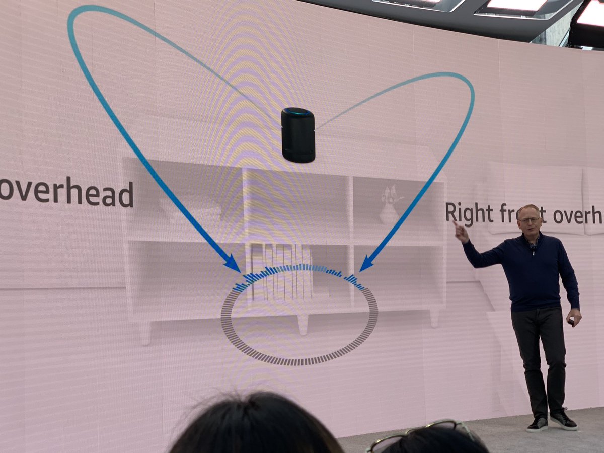 JPManga's tweet photo. Meet Echo Studio, Amazon’s new high-end speaker with 3-D surround audio.
#askalexa #alexaevent https://t.co/n1lm4V95ii