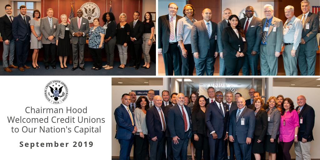 TheNCUA's tweet photo. Chairman @Rodney_e_hood welcomed a number of #creditunions to our nation's capital. https://t.co/2CSTUbQFuI