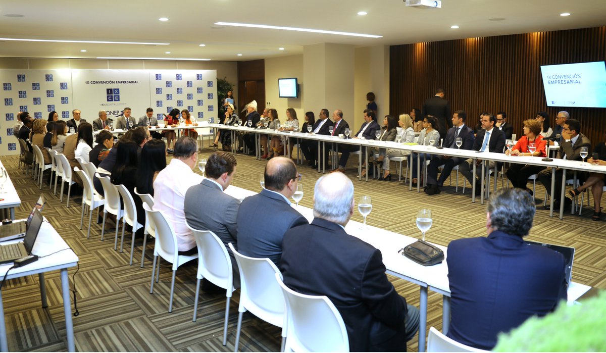 CONEP_RD's tweet photo. La Convención Empresarial es el máximo foro de consultas y propuestas del sector empresarial para el desarrollo de RD en corto y mediano plazo.
-
(3/3)
#IXCE #ConvenciónEmpresarial #PlenoConep https://t.co/eKrSPIkRUn