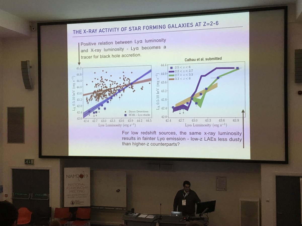 dr_sobral's tweet photo. Congratulations to @LancUniPhysics PhD student @astro_calhau for submitting his paper on the X-ray and radio activity of distant #SC4K Lyman-alpha emitters from z~2 to z~6! Out on the arXiv this Friday. More on how those distant sources were found: https://t.co/SfdWwcf7E6 https://t.co/ZqFpki8vWl