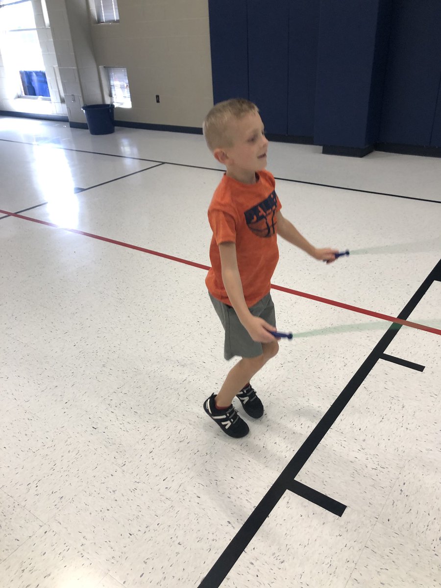 CoachSLittle's tweet photo. Challenging the students this week with stations. I set out “record” sheets to see who could get the “most” at each station. Not only did it encourage the students to jump longer, build higher and work harder but also worked on their counting skills. #wolwol #wolcash #physed https://t.co/wjMUUT3nlW
