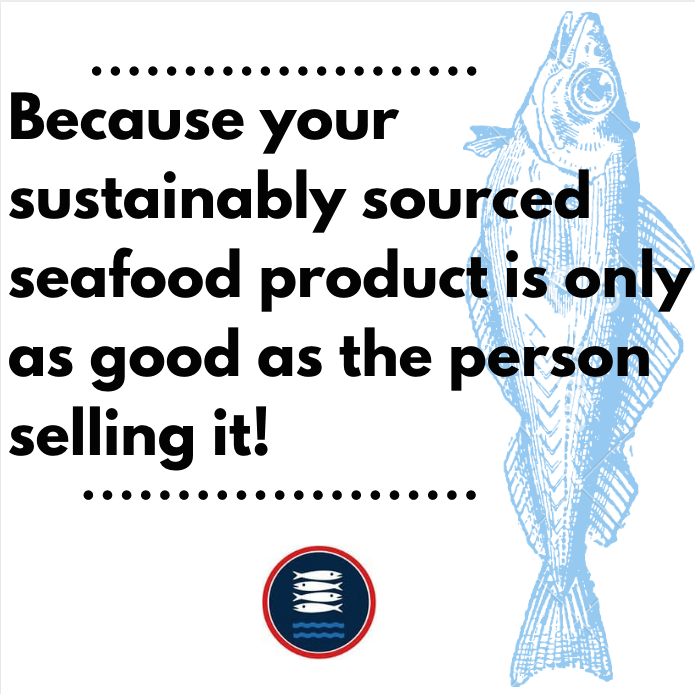 seafoodwisdom's tweet photo. Fish houses, distribution companies &amp; food service distributors are beginning to supply better, more sustainable products. HOWEVER, a critical link in the supply chain is broken &amp; no one is addressing it. Seafood sales force education! #saleseducation #fish #seafood https://t.co/qvdxdzbnED