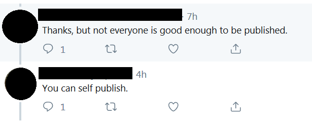 KTIvanrest's tweet photo. Self-publishing👏should👏be👏a👏business👏decision👏not👏a👏backup👏plan. https://t.co/bgML84V7pa