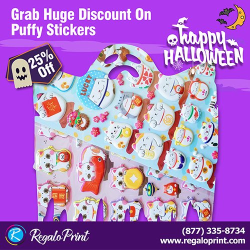 robrtanderson's tweet photo. Custom #puffy #stickers are best for promotion, as @RegaloPrint is offering 25% on #PuffySticker of Happy #Halloween
Here you go https://t.co/YnSqh8ygST
#PRINTING #sticker #custommade #WednesdaySuperSales #WednesdayThoughts
#CustomPuffySticker #3dsticker #3Dprinting https://t.co/wz6qW2UDnM