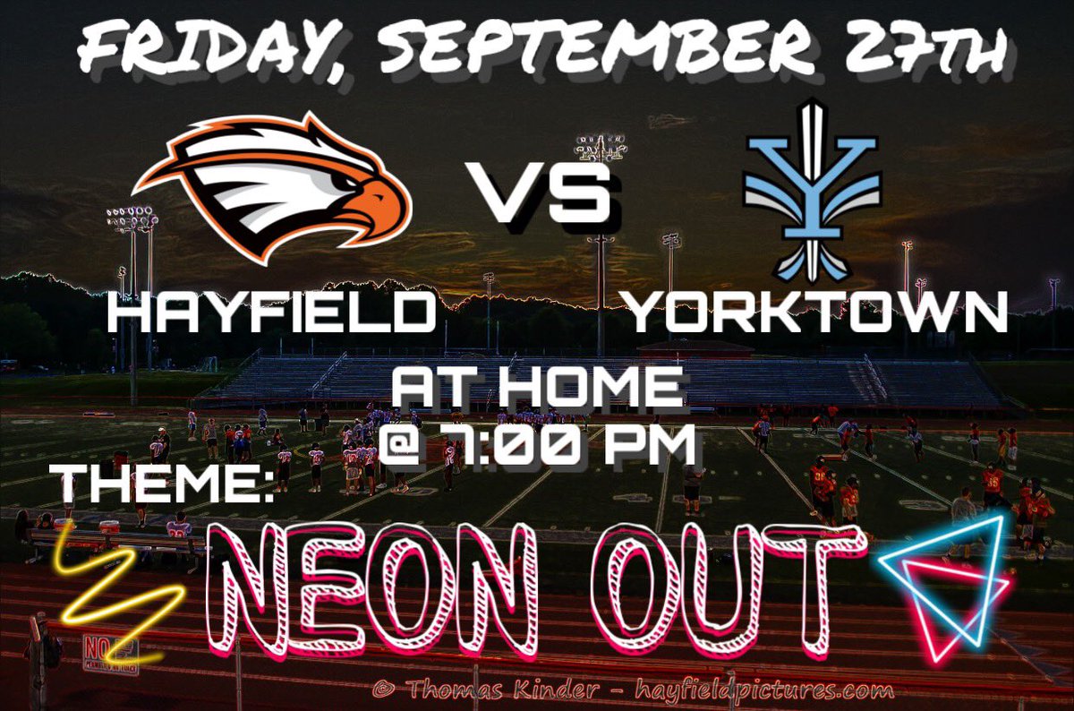 PULL UP ON FRIDAY TO THE HAWKS NEST AT 7 THEME NEON OUT 💜💚💛🧡 #DUBSZN