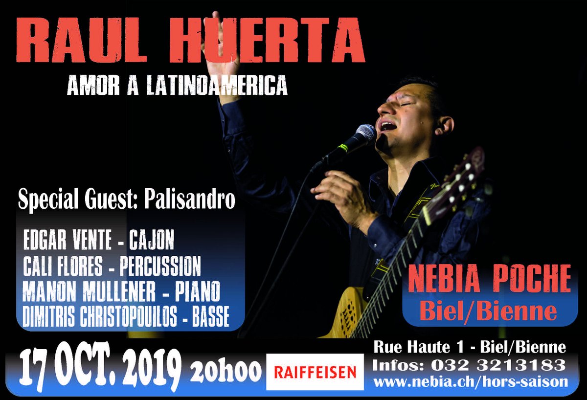 Y ahora le toca a Biel/Bienne en Suiza!! 19 de Octubre 2019, Amor a Latinoamerica...
#AmoraLatinoamerica #nuevatrova #Latinoamerica