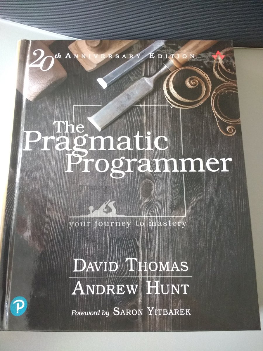 Nikos_Dev's tweet photo. Reading the pragmatic programmer !!! https://t.co/ssM2qZJnAX