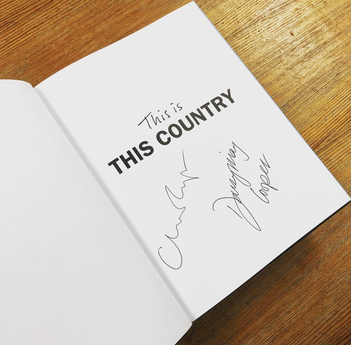 ChatterboxHello's tweet photo. To celebrate the release of #ThisIsThisCountry, we are giving you the chance to win a signed copy! ✍️

All you have to do is #RT &amp; #follow 👍 

The winner will be announced 9/10

#Competition #CompetitionTime #winwednesday #win #comp #book #ThisCountry https://t.co/asCJ2bMvV0